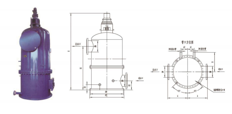 JSLS-L/W型全自动滤水器优点及内外结构图展示